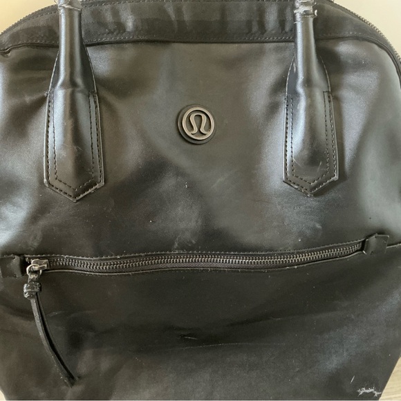 Lululemon sweat once a day bag athletic gym yoga travel bag black - Picture 4 of 15